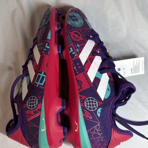 NWT Adidas Gamemode Knit Firm Ground Soccer Cleats Men Size 11 Women Size 12 New - Picture 9 of 11